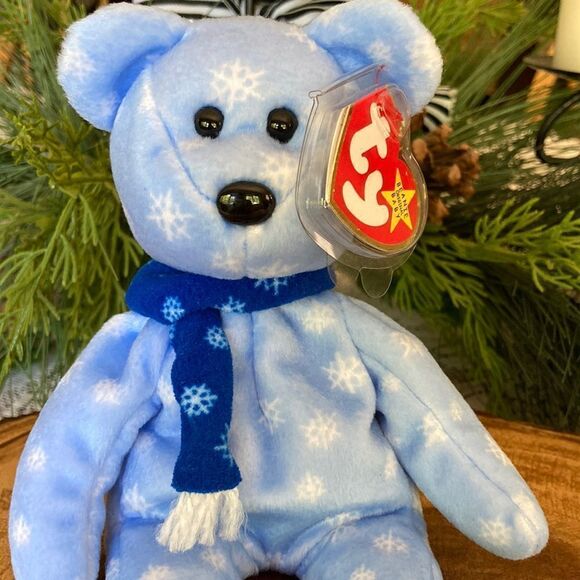 NWT Ty Beanie Baby 1999 Holiday Bear - Picture 1 of 9